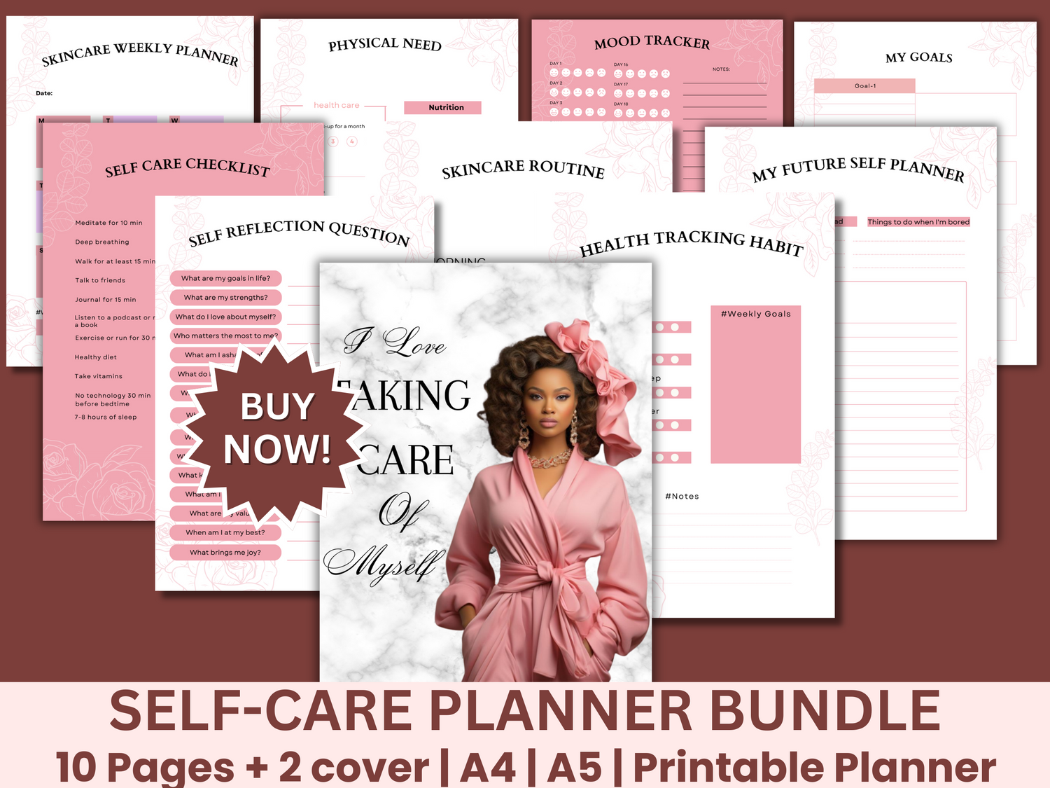 Printable Self Care Planner